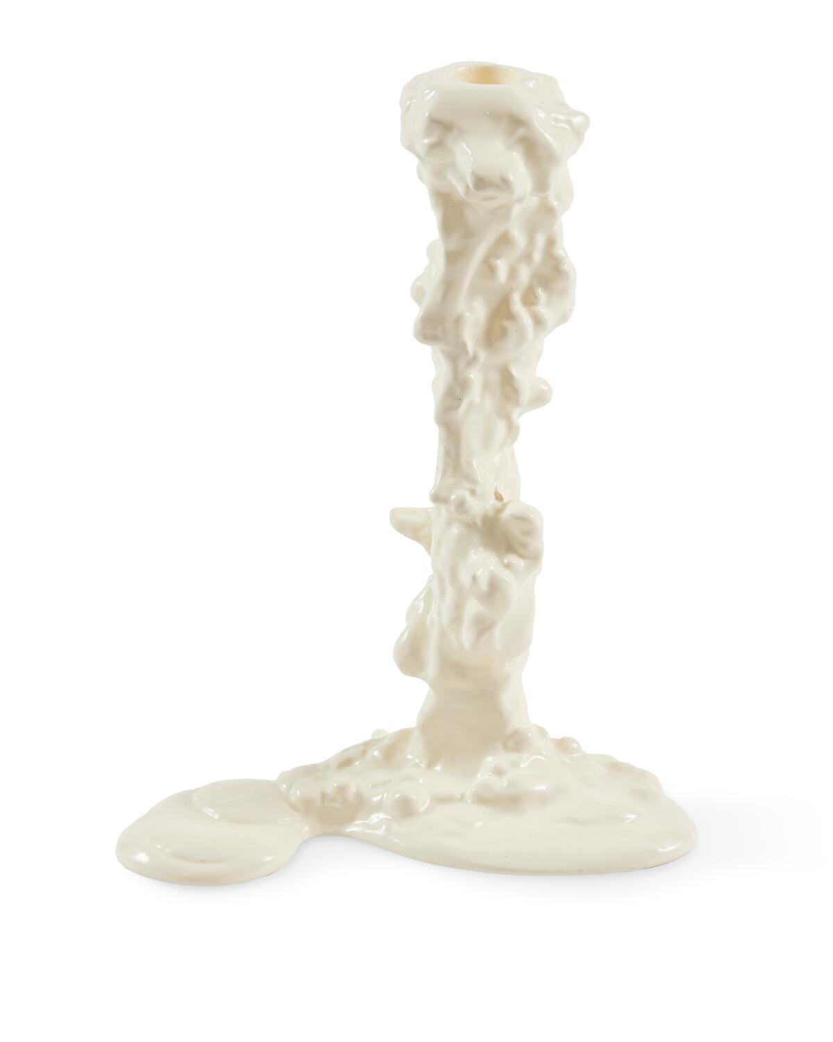 Drip lysestage, L - hvid